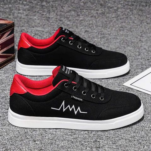 Giày Thể Thao Sneaker Nam Vải Canvas 3 Màu Thời Trang - Phong Cách Hiện Đại, Phù Hợp Đi Học, Đi Chơi Và Đi Làm