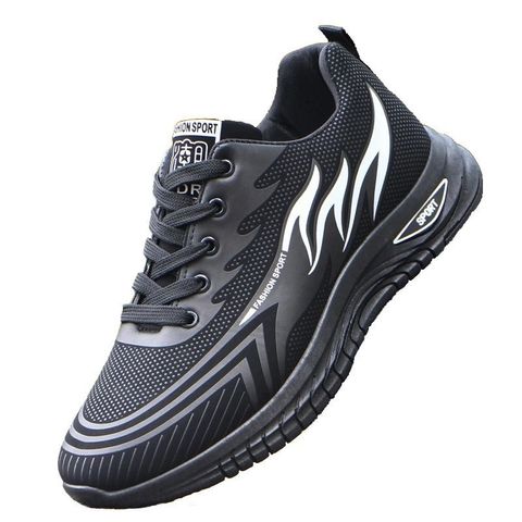 Giày Thể Thao Sneakers Nam A05 Đen Đỏ Thoáng Khí - Chống Trượt, Phong Cách Hottrend, Dùng Đi Chơi, Chạy Bộ, Tập Gym, Học Tập