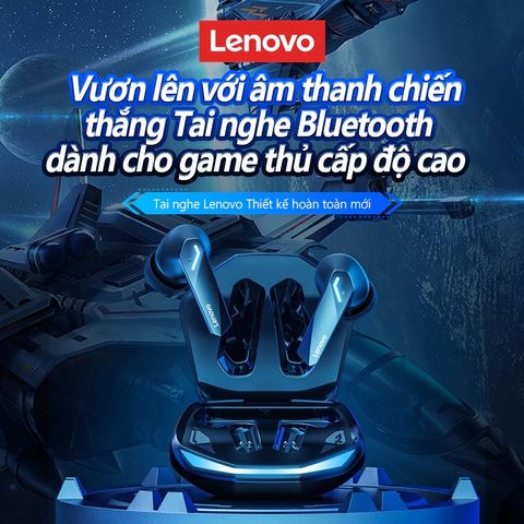 Tai Nghe Bluetooth Không Dây Lenovo GM2 PRO - Chơi Game, Độ Trễ Thấp, Âm Thanh Chất Lượng Cao, Thiết Kế Thoải Mái