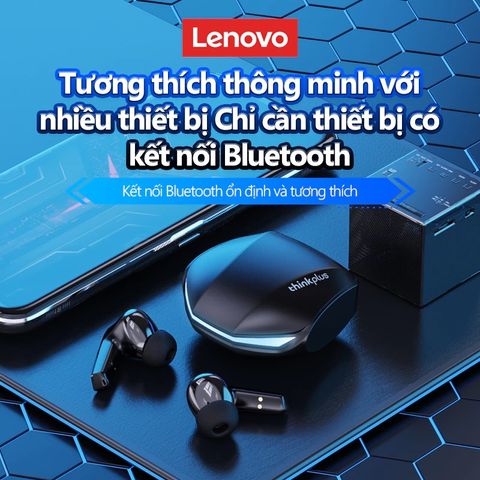 Tai Nghe Không Dây Bluetooth 5.3 Lenovo GM2 PRO - Chất lượng Âm Thanh Cao, Trải Nghiệm Gaming Tối Ưu, Độ Trễ Thấp