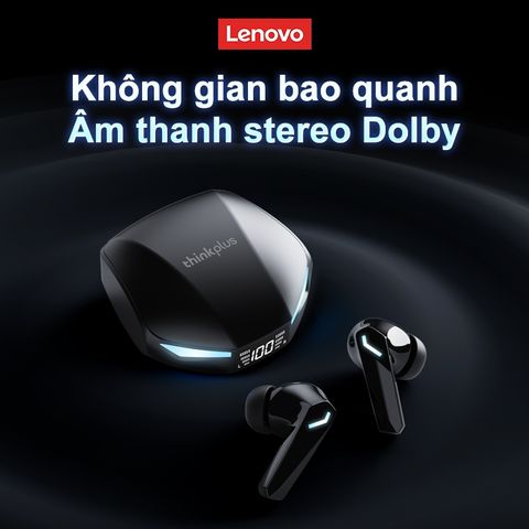 Tai nghe Bluetooth Lenovo XT53 - Âm thanh HIFI, Khử tiếng ồn, Cảm ứng thông minh, Chống nước, Thời gian sử dụng 7 giờ