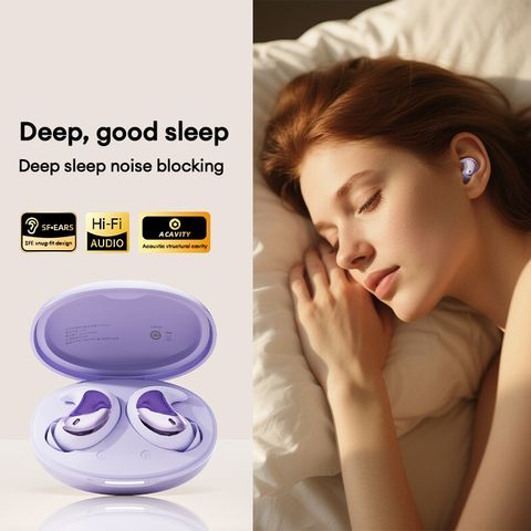 Tai Nghe Bluetooth Lenovo LE203 In-Ear Chất Lượng Âm Thanh HIFI Độ Trễ Thấp - Tai Nghe Ngủ Dễ Chịu, Thiết Kế Nhẹ Nhàng
