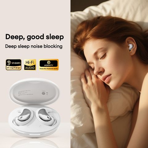 Tai Nghe Bluetooth Lenovo LE203 In-Ear Chất Lượng Âm Thanh HIFI Độ Trễ Thấp - Tai Nghe Ngủ Dễ Chịu, Thiết Kế Nhẹ Nhàng