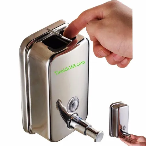 Bình Đựng Nước Rửa Tay Inox 500ML Sang Trọng - Bình Đựng Dầu Gội, Sữa Tắm, Tiết Kiệm, Bền Bỉ, Thiết Kế Đẹp mắt