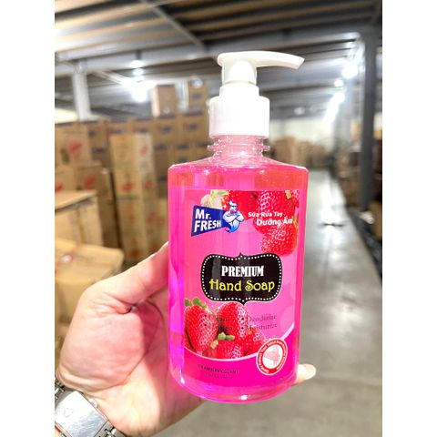 Nước rửa tay khử mùi diệt khuẩn Mr.Fresh 500ml hương Lavender - Dung dịch sát khuẩn tay thảo mộc tự nhiên, nhẹ nhàng và hiệu quả