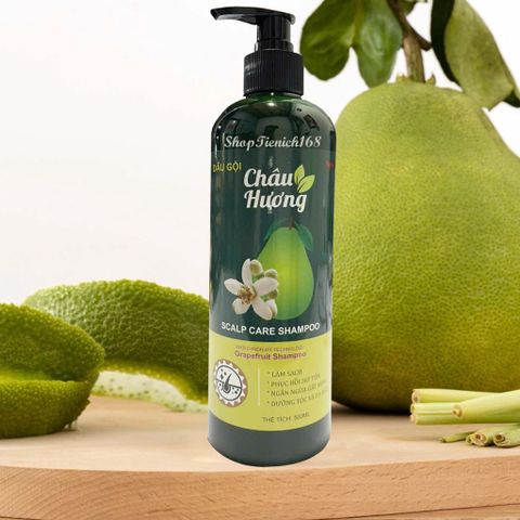 Dầu Gội Hương Bưởi & Dầu Xả Hương Gừng - Giúp Làm Sạch, Phục Hồi Tóc Hư Tổn, Ngừa Gãy Rụng, Dưỡng Tóc Mềm Mượt Tự Nhiên