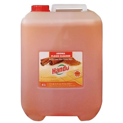 Nước Thơm Lau Sàn Nhà Hando 20L - Hương Quế Tự Nhiên, An Toàn Cho Gia Đình, Diệt Vi Khuẩn Hiệu Quả, Sạch Sẽ Bóng Bẩy