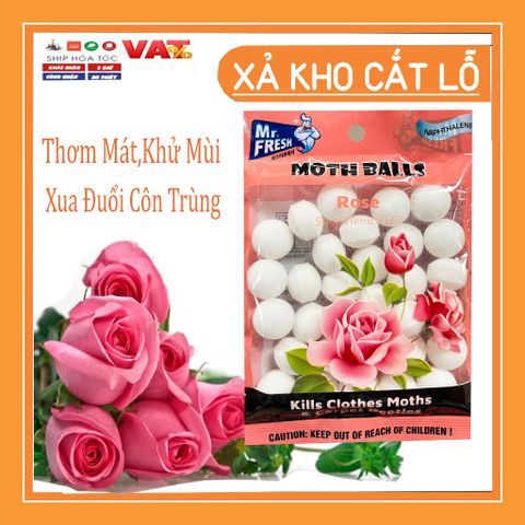 Túi Thơm Long Não Mr.Fresh Hương Chanh 120g - Khử Mùi, Đuổi Gián, Côn Trùng An Toàn Cho Nhà Cửa