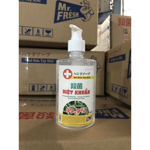 Gel rửa tay khô diệt khuẩn Mr.Fresh 500ml 376085