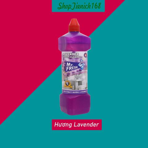 Nước Tẩy Bồn Cầu Mr.Fresh Diệt Khuẩn 1000ml - Tẩy Sạch Vết Bẩn, Hương Thơm Tươi Mát, An Toàn Chất Lượng Cao
