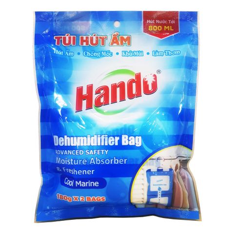 Túi Hút Ẩm Hando 360g - Khử Mùi, Ngăn Ngừa Nấm Mốc, Hương Hoa Dễ Chịu, Dùng Cho Tủ Quần Áo & Không Gian Khô Rang Thoáng Mát