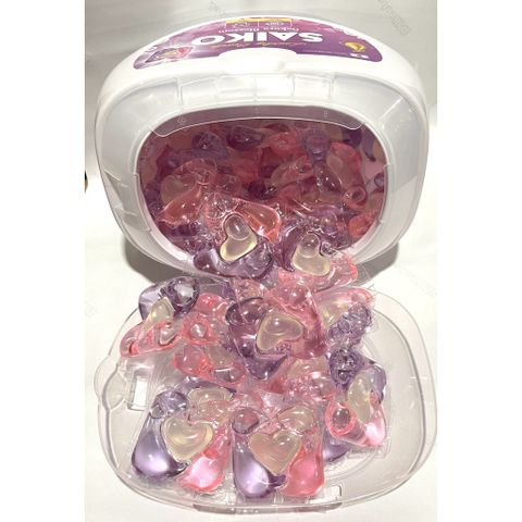 Viên Giặt Siêu Đậm Đặc SAIKO 45 Viên Hương Sakura - Giặt Sạch, Làm Mềm, Lưu Hương Lâu, Tiện Lợi Cho Gia Đình Bận Rộn