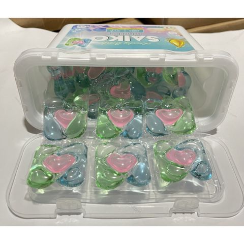 Viên Giặt Siêu Đậm Đặc SAIKO 45 Viên Hương Sakura - Giặt Sạch, Làm Mềm, Lưu Hương Lâu, Tiện Lợi Cho Gia Đình Bận Rộn