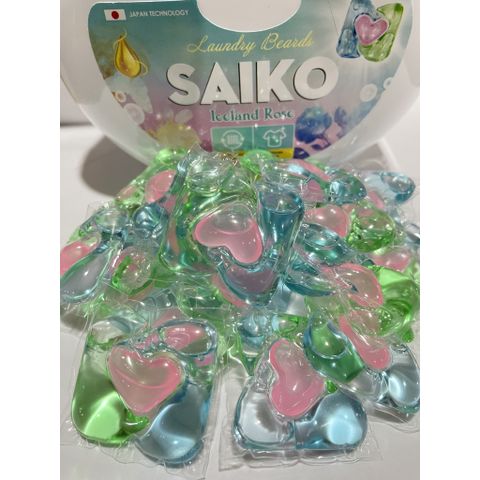 Viên Giặt Siêu Đậm Đặc SAIKO 45 Viên Hương Sakura - Giặt Sạch, Làm Mềm, Lưu Hương Lâu, Tiện Lợi Cho Gia Đình Bận Rộn