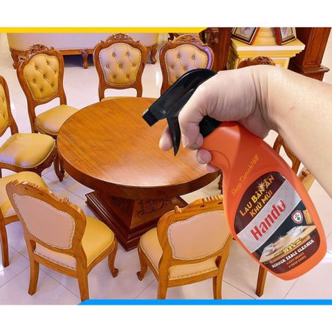 Nước Lau Bàn Ăn Hando 500ml Khử Mùi Diệt Khuẩn Hương Quế - Tẩy Sạch Dễ Dàng, An Toàn Cho Sức Khỏe