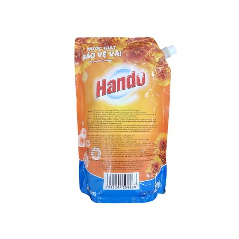 Nước Giặt Xả Kháng Khuẩn Hando 2L - Hương Harmony Bảo Vệ Sợi Vải, Thơm Ngát, Chống Nấm Mốc, Sạch Khuẩn cho Quần Áo