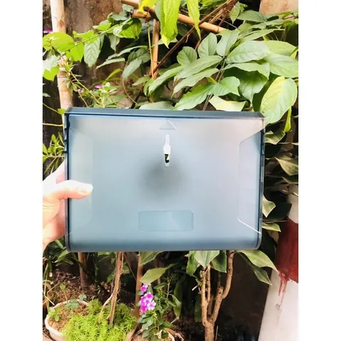 Hộp đựng giấy vệ sinh gắn tường cỡ lớn tiện lợi - Nhựa PP bền đẹp, thanh lý giảm 50% cho công cộng, nhà ở, khách sạn, quán ăn