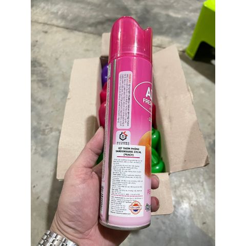 Nước Hoa Xịt Thơm Phòng Sandokkaebi 370ml - Hương Đào và Cafe Tươi Mát, Khử Mùi Hiệu Quả, Sản Phẩm Hàn Quốc