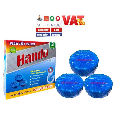 Viên Tẩy Bồn Cầu Khử Mùi Tự Động - Hộp 5 Viên Duy Trì Sáng Bóng và Kháng Khuẩn Cho Nhà Tắm Sạch Sẽ, Thơm Mát