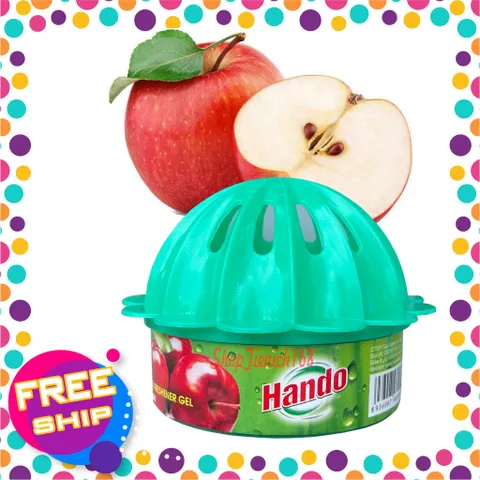 Bộ 4 Sáp Thơm Phòng Hando 87g - Khử Mùi Nấm Mốc, Hương Dâu Tươi Mát, Thích Hợp Cho Phòng Ngủ, Nhà Bếp, Nhà Vệ Sinh