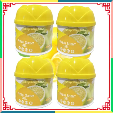 Bộ 4 Sáp Thơm Phòng Hando 87g - Khử Mùi Nấm Mốc, Hương Dâu Tươi Mát, Thích Hợp Cho Phòng Ngủ, Nhà Bếp, Nhà Vệ Sinh