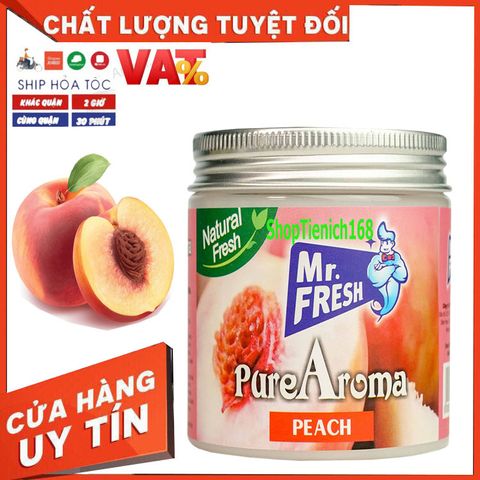 Sáp Thơm Khử Mùi Pure Aroma 230g - Hương Đào, Dứa, Vani, Black Ice - Thơm Mát Cho Xe, Phòng Ngủ, Toilet