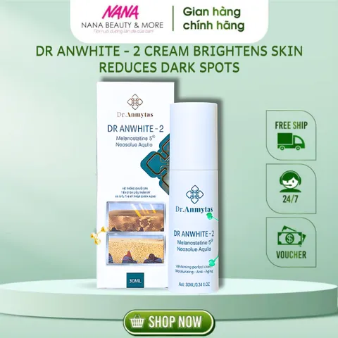 Kem Dưỡng Trắng Da Dr.Anwhite-2 Dr.Anmytas 30ML - Công Nghệ Ức Chế Melanin Hiệu Quả, Phù Hợp Mọi Loại Da
