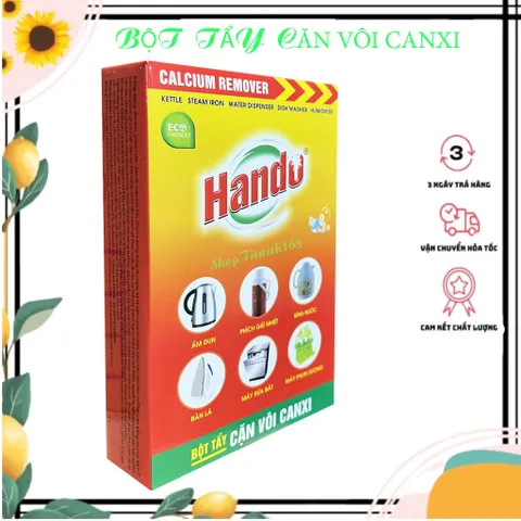 Bột Tẩy Cặn Vôi Ấm Đun Bình Nước Hando - Bộ 2 Hộp Giúp Làm Sạch và Bảo Vệ Sức Khỏe Gia Đình 150g