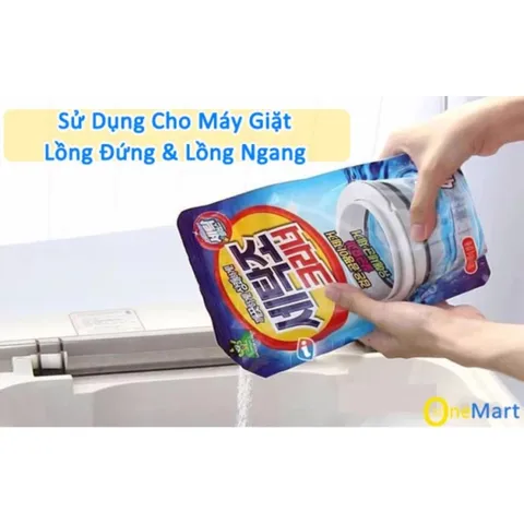 Combo 2 Gói Bột Tẩy Vệ Sinh Lồng Máy Giặt Sadokabi 450g - Giải Pháp Đơn Giản Tăng Tuổi Thọ Máy Giặt, Diệt Khuẩn, Khử Mùi Hôi