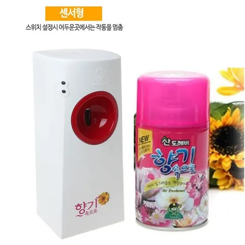 Combo Máy Xịt Phòng Tự Động Hàn Quốc + Chai Xịt Sadokabi Hương Cafe - Thiết Bị Làm Thơm Hiện Đại, Tiện Lợi Cho Không Gian Sống