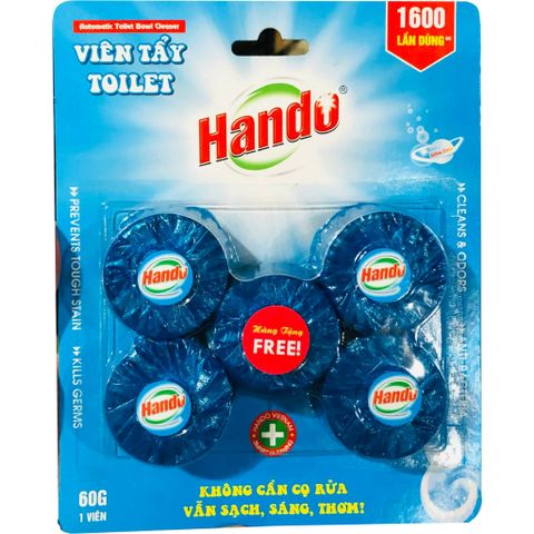Bộ 2 Vỉ Viên Tẩy Bồn Cầu Hương Lavender - Khử Mùi, Diệt Khuẩn, Duy Trì Sáng Bóng - Lên Đến 1600 Lần Xả Nước