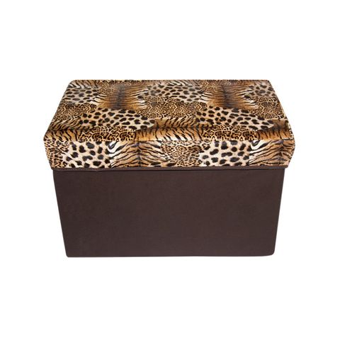 Ghế Đựng Đồ Hình Chữ Nhật Bọc Da Cao Cấp - Kích Thước 50x30x30cm, Tiện Lợi Cho Ngồi Và Lưu Trữ, Giao Màu Ngẫu Nhiên