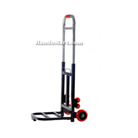 Xe Kéo Hàng Hợp Kim Thép 100kg - Dụng Cụ Tiện Ích Bánh Cao Su Chắc Chắn, Phù Hợp Để Kéo Hàng Lên Cầu Thang