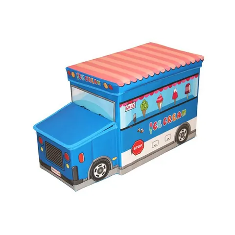 Ghế Hộp Da Hình Ô Tô Tiện Ích168 - Nội Thất Ngộ Nghĩnh Cho Bé, Đồ Đựng Đồ Dùng Cá Nhân Trong Phòng Trẻ Em