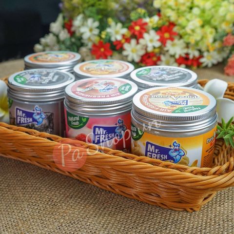 Sáp Thơm Phòng Khử Mùi Pure Aroma 230g - Hương Đào, Dứa, Vani, Black Ice - Khử Mùi Tự Nhiên Cho Xe Hơi & Không Gian Nhỏ