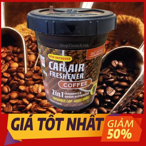 Sáp thơm ô tô hương thiên nhiên Acana 130g - Khử mùi và tạo hương thơm dễ chịu, thời gian lưu hương lên đến 60 ngày, an toàn cho sức khỏe