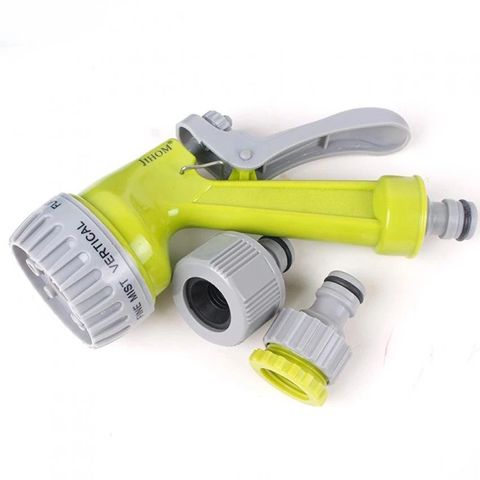 Bộ vòi xịt rửa xe đa năng Jihom 20m - Dụng cụ tưới cây và vệ sinh nhà cửa tiện lợi, chất liệu nhựa siêu bền