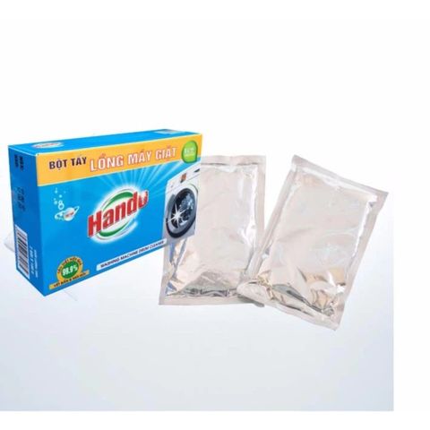 Bộ 2 Hộp Tẩy Lồng Máy Giặt Hando Siêu Sạch - Giải Pháp Đánh Bật Vết Bẩn, Giữ Lồng Inox Sáng Bóng Như Mới
