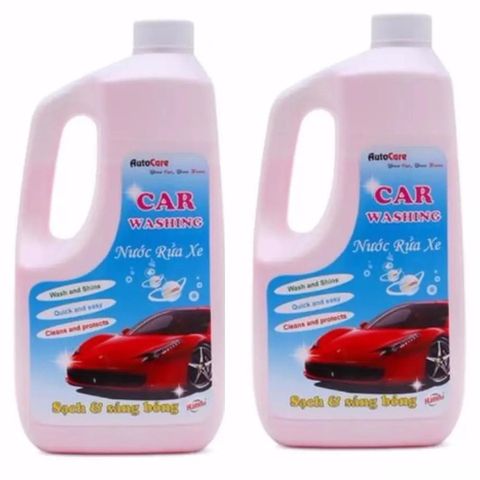 Bộ 2 Nước Rửa Ô Tô Xe Máy Auto Care - Tẩy Rửa Bề Mặt, Bảo Dưỡng Sơn, An Toàn Với Da Tay, Tiện Lợi và Hiệu Quả