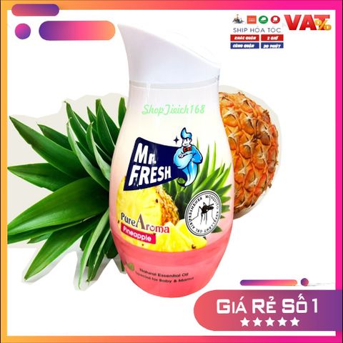 Sáp Thơm Đuổi Muỗi Mr.Fresh Hương Mộc Lan 200g - Khử Mùi Tự Nhiên & Thư Giãn Không Hóa Chất cho Gia Đình