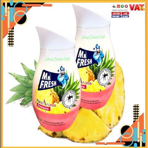 Sáp Thơm Đuổi Muỗi Mr.Fresh Hương Mộc Lan 200g - Khử Mùi Tự Nhiên & Thư Giãn Không Hóa Chất cho Gia Đình