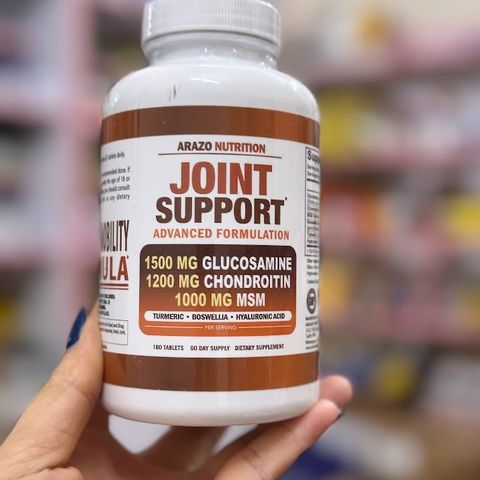 Hỗ Trợ Khớp Nâu Arazo - Giảm Đau Nhức, Tăng Cường Linh Hoạt Khớp với Glucosamine và Chondroitin - Bổ Trợ Xương Khớp Cho Người Lớn Tuổi