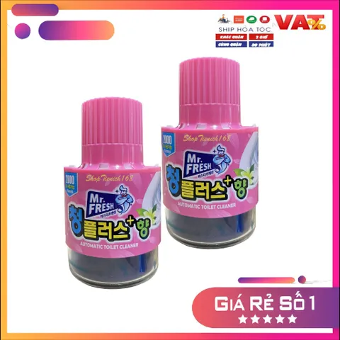 Chai Thả Bồn Cầu Tự Động Khử Mùi & Diệt Khuẩn Mr.Fresh Hương Ly TI872 - Giải Pháp Sạch Sẽ Cho Toilet Nhà Bạn