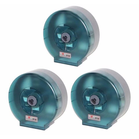 Bộ 3 Hộp Đựng Giấy Vệ Sinh Công Cộng Gắn Tường Lớn 26x26 cm, Tiện Lợi và Dễ Sử Dụng cho Nhà Vệ Sinh Công Sở