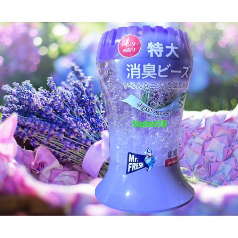 Bộ 4 Sáp Thơm Khử Mùi Cao Cấp Mr.fresh 300g - Hương Jeans, Rose, Lacoste, Charming Brut - Trang Trí Thơm Mát Phòng Ngủ, Xe Hơi