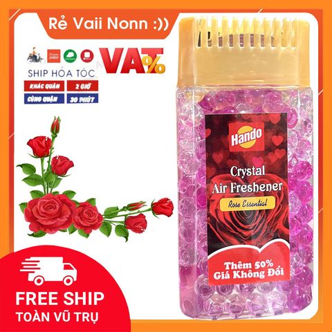 Bộ 4 Sáp Thơm Cao Cấp Hando 150g - Hương Hoa Tự Nhiên: Rose, Jasmine, Charming Brut, Orchid - Trang Trí Không Gian, An Toàn Cho Sức Khỏe