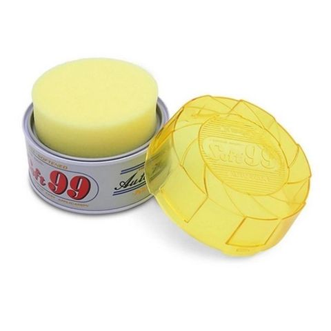 Sáp Đánh Bóng Ô Tô Xe Máy Soft 99 - Phục Hồi Độ Bóng Sơn Xe, Dễ Sử Dụng, Bao Gồm Miếng Mút Xốp - Chất Lượng Hồng Kông