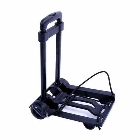 Xe Kéo Gấp Gọn TI320 (Đen) Tải Trọng 40kg - Dụng Cụ Tiện Ích Đi Chợ, Du Lịch và Vận Chuyển Hàng Hóa