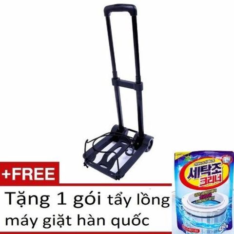 Xe Kéo Đa Năng Gấp Gọn Tải Trọng 40kg - Tiện Dụng Đi Chợ & Du Lịch - Tặng 1 Gói Tẩy Lồng Máy Giặt Sandokkaebi 450g