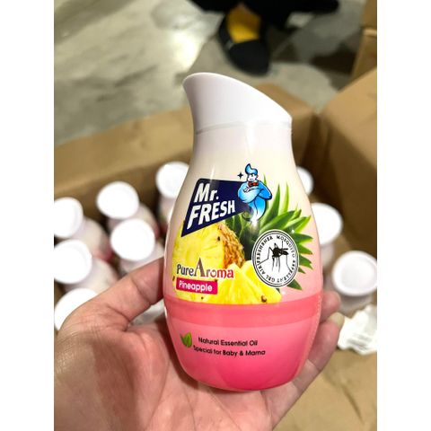 Sáp Thơm Đuổi Muỗi Mr.fresh Hương Dứa 200g - Khử Mùi, Thư Giãn, An Toàn Cho Gia Đình, Sản Phẩm Thiên Nhiên Hàn Quốc